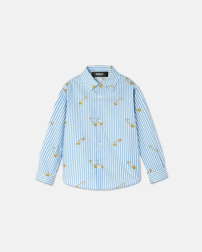 Pinstripe Pin Kids Shirt Pinstripe Pin Kids Shirt