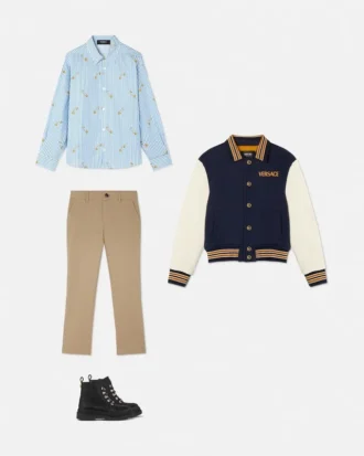 Kids Cotton-Gabardine Pants