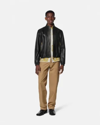 Plong&eacute; Leather Jacket