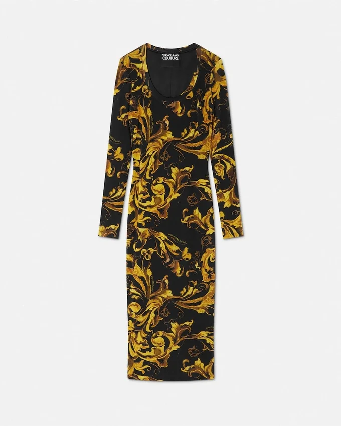Porcelain Barocco Long Dress Porcelain Barocco Long Dress