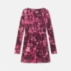 Porcelain Barocco Velvet Mini Dress Porcelain Barocco Velvet Mini Dress