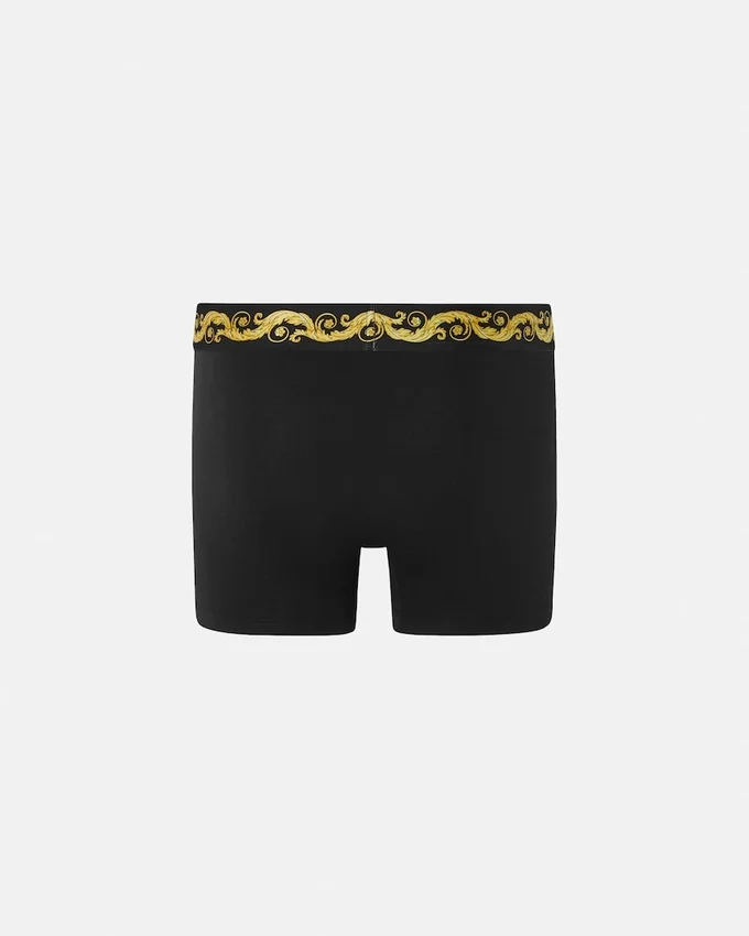 Printed Cotton-Jersey Long Trunks Printed Cotton-Jersey Long Trunks