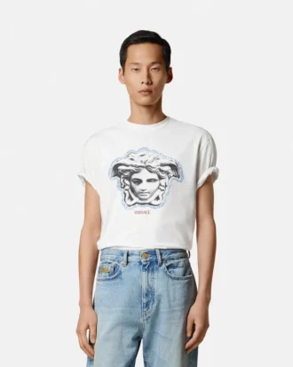 Printed Cotton-Jersey Regular T-Shirt