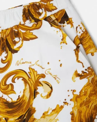 Printed Cotton-Jersey Sweatpants