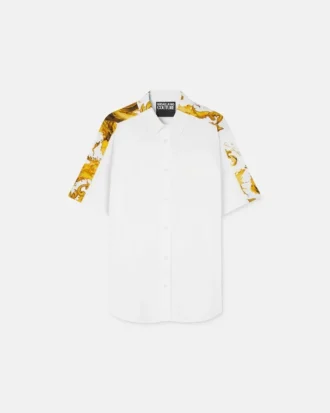Printed Cotton-Poplin Shirt