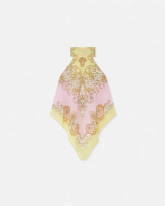 Printed Cover-Up Foulard Top