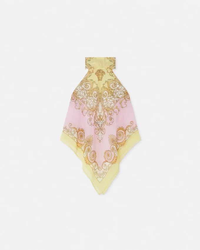 Printed Cover-Up Foulard Top Printed Cover-Up Foulard Top