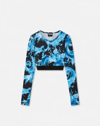 Printed Crop Top