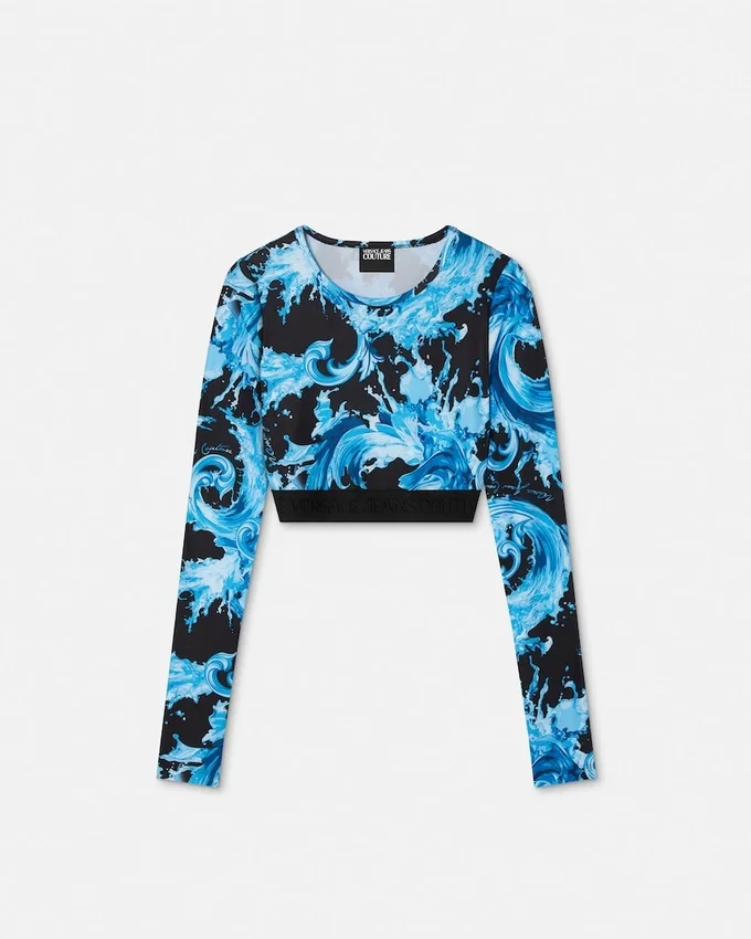 Printed Crop Top Printed Crop Top