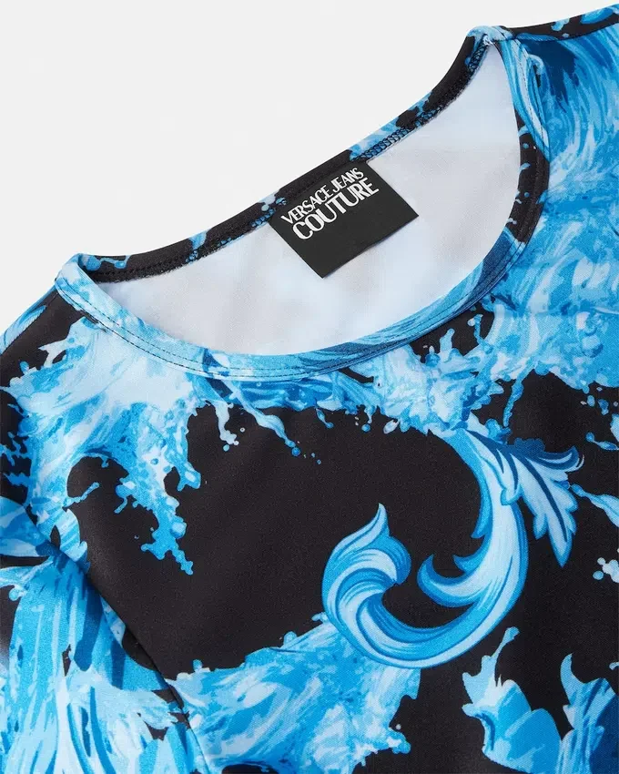 Printed Crop Top Printed Crop Top