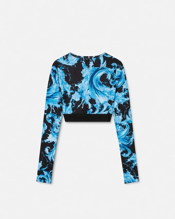 Printed Crop Top Printed Crop Top
