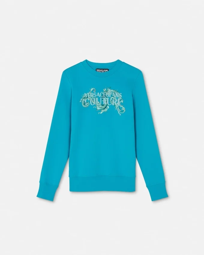 Printed Embellished Cotton-Jersey Sweatshirt Printed Embellished Cotton-Jersey Sweatshirt