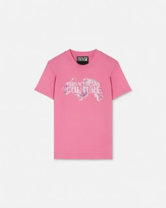 Printed Embellished Cotton-Jersey T-Shirt