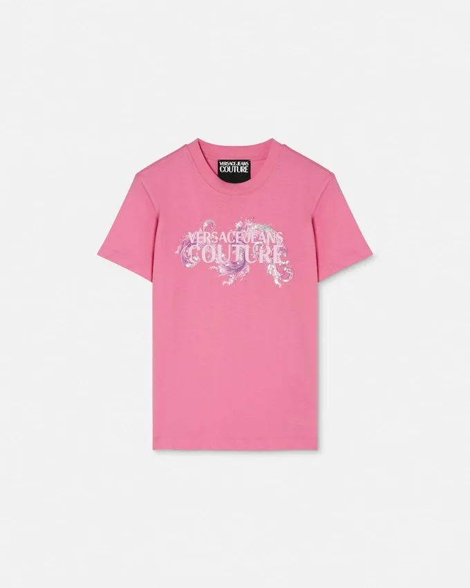 Printed Embellished Cotton-Jersey T-Shirt Printed Embellished Cotton-Jersey T-Shirt