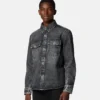 Printed-Foulard Denim Overshirt Printed-Foulard Denim Overshirt