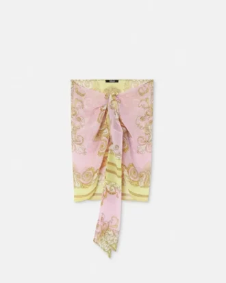 Printed Foulard Skirt