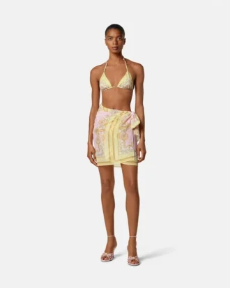 Printed Foulard Skirt