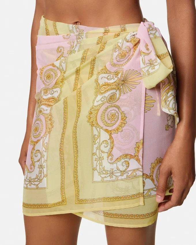 Printed Foulard Skirt Printed Foulard Skirt