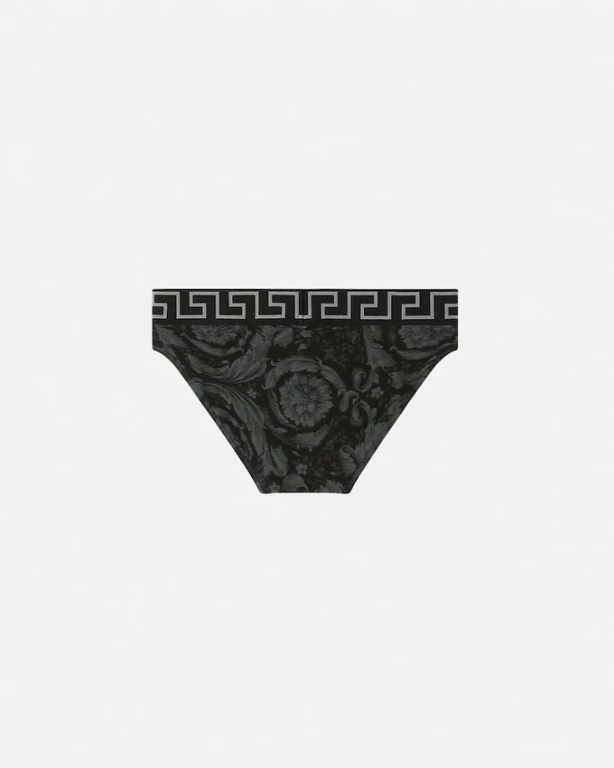 Printed Jacquard Cotton-Jersey Briefs Printed Jacquard Cotton-Jersey Briefs