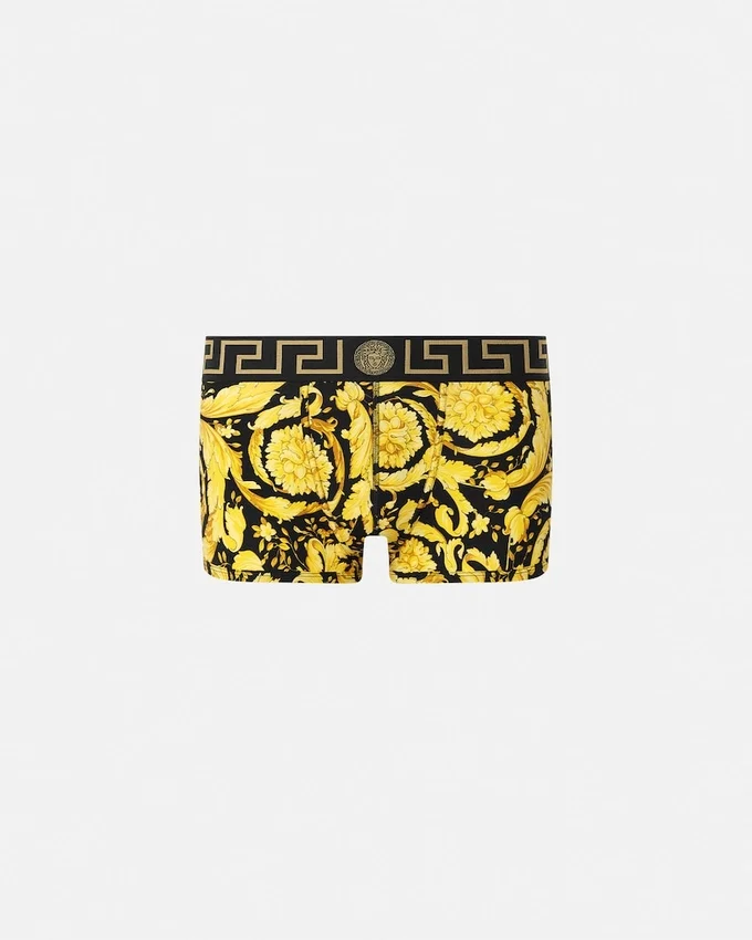 Printed Jacquard Cotton-Jersey Trunks Printed Jacquard Cotton-Jersey Trunks