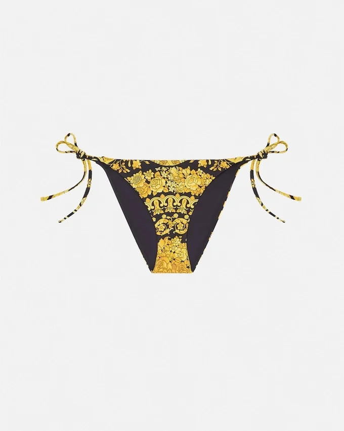 Printed Nylon-Blend Bikini Bottoms Printed Nylon-Blend Bikini Bottoms