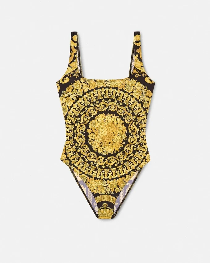 Printed Nylon-Blend One-Piece Swimsuit Printed Nylon-Blend One-Piece Swimsuit