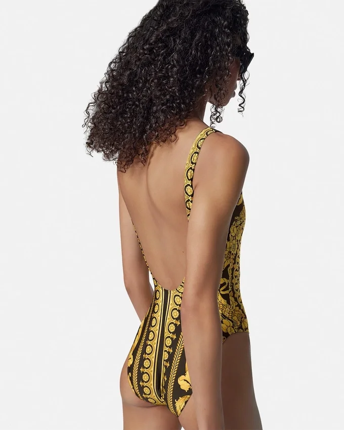 Printed Nylon-Blend One-Piece Swimsuit Printed Nylon-Blend One-Piece Swimsuit