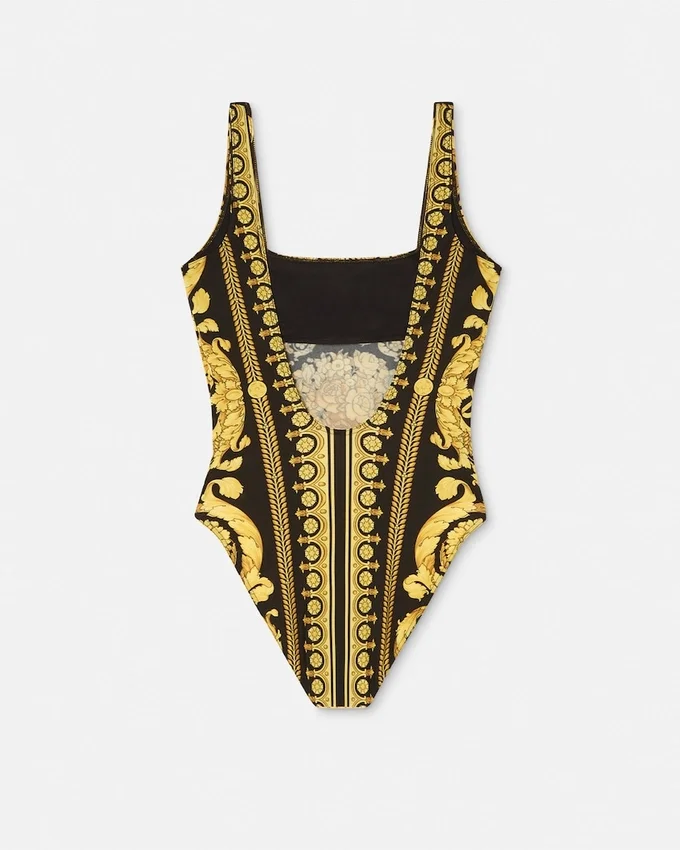Printed Nylon-Blend One-Piece Swimsuit Printed Nylon-Blend One-Piece Swimsuit