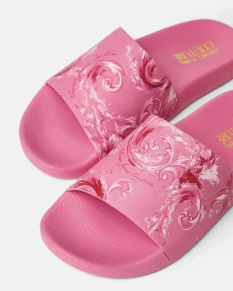 Printed Rubber Shelly Sliders