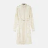 Printed Silk Twill Midi Shirt Dress Printed Silk Twill Midi Shirt Dress