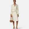 Printed Silk Twill Midi Shirt Dress Printed Silk Twill Midi Shirt Dress