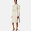 Printed Silk Twill Midi Shirt Dress Printed Silk Twill Midi Shirt Dress