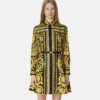 Printed Silk Twill Mini Shirt Dress Printed Silk Twill Mini Shirt Dress