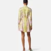 Printed Silk Twill Mini Shirt Dress Printed Silk Twill Mini Shirt Dress