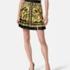 Printed Silk Twill Pleated Mini Skirt Printed Silk Twill Pleated Mini Skirt