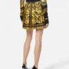 Printed Silk Twill Pleated Mini Skirt Printed Silk Twill Pleated Mini Skirt