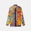 Printed Silk Twill Regular Shirt Printed Silk Twill Regular Shirt