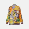 Printed Silk Twill Regular Shirt Printed Silk Twill Regular Shirt