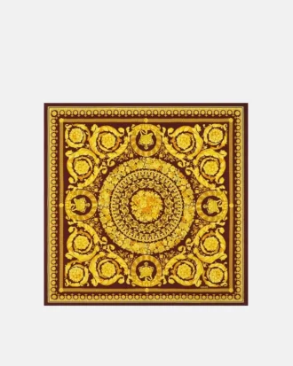 Printed Silk Twill Scarf 90 cm