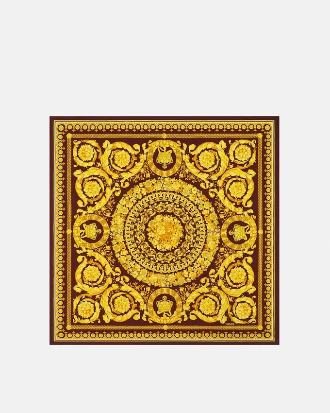 Printed Silk Twill Scarf 90 cm Printed Silk Twill Scarf 90 cm