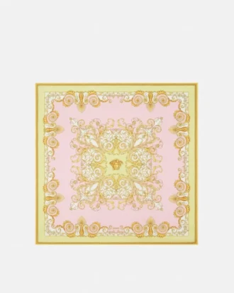 Printed Silk Twill Scarf 90 cm