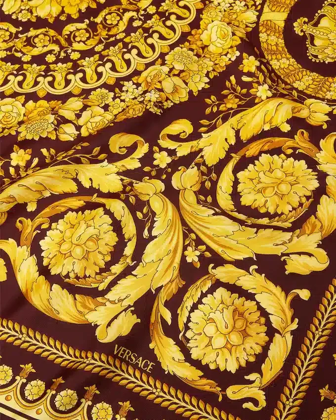 Printed Silk Twill Scarf 90 cm Printed Silk Twill Scarf 90 cm