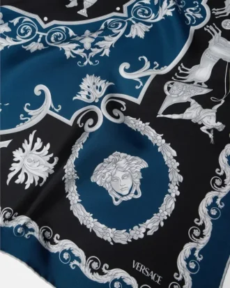 Printed Silk Twill Scarf 90 cm