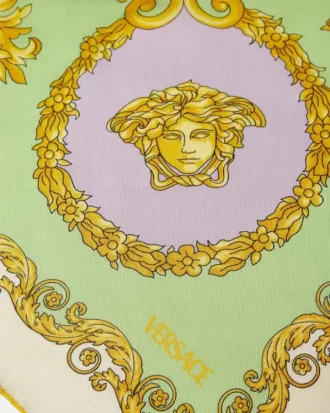 Printed Silk Twill Scarf 90 cm