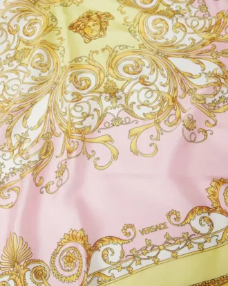 Printed Silk Twill Scarf 90 cm