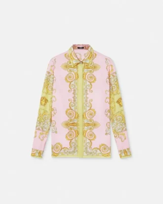 Printed Silk Twill Shirt