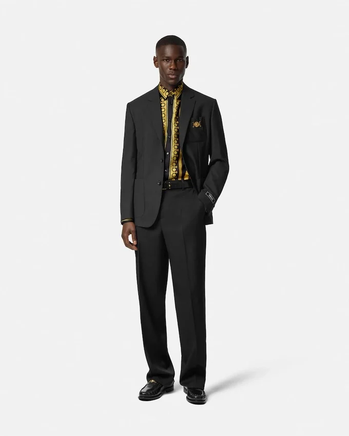 Printed Silk Twill Shirt Printed Silk Twill Shirt