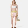 Printed Silk Twill Shorts Printed Silk Twill Shorts