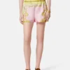 Printed Silk Twill Shorts Printed Silk Twill Shorts