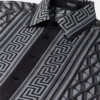 Printed Silk Twill Slim Shirt